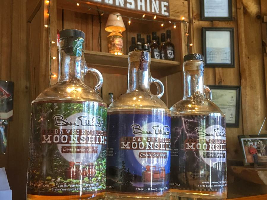 bottles of shine