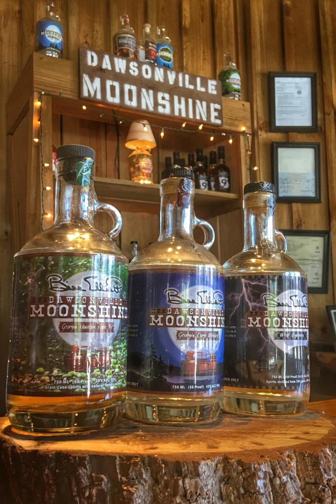 bottles of shine